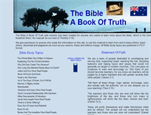Tablet Screenshot of bibleabookoftruth.com